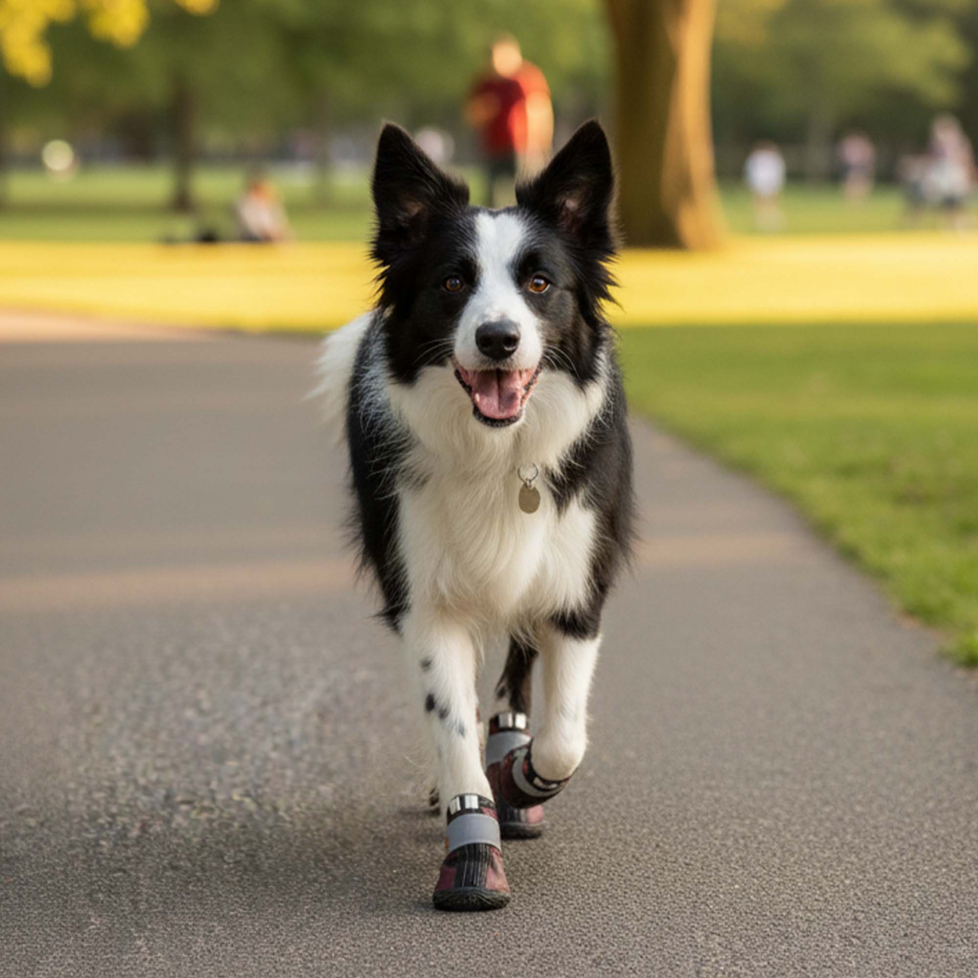 Kışlık Su Geçirmez Köpek Ayakkabısı, Deri Köpek Botu, Kauçuk Taban Köpek Ayakkabısı, Bordo Köpek Ayakkabısı